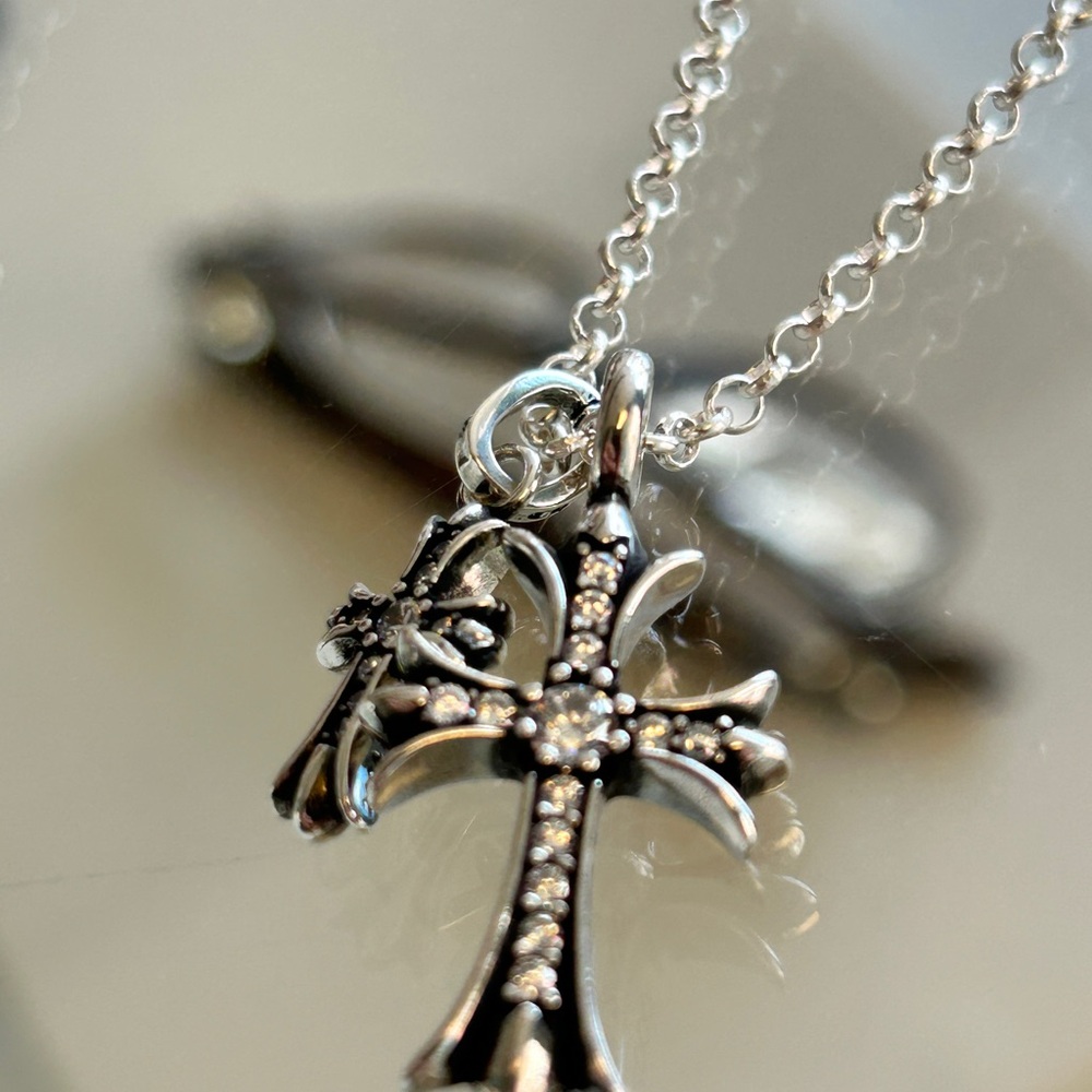 Chrome Hearts 9.25 Sterling Silver Necklace